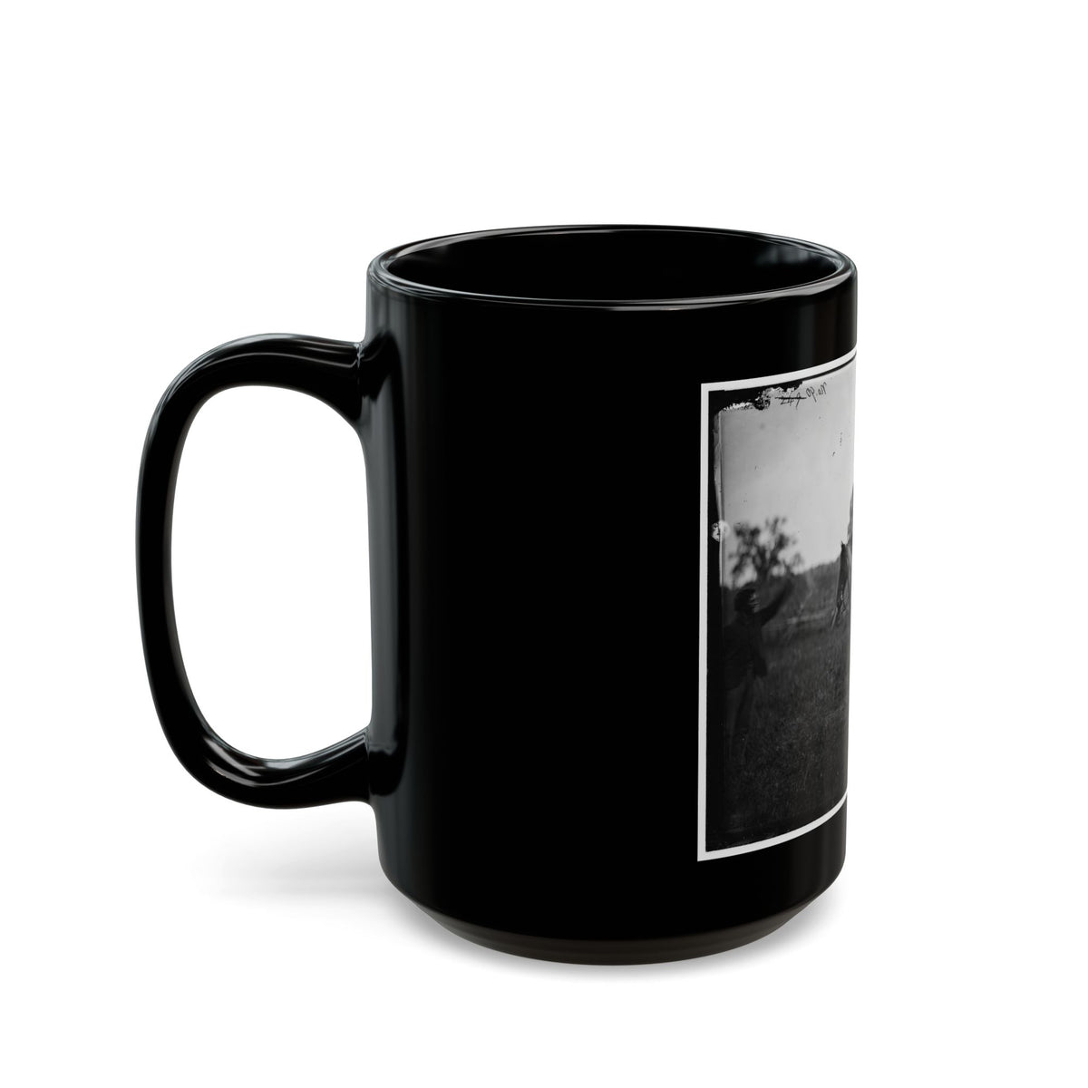 Bealeton, Virginia. Captain Henry Page, A. Q. M. Army Of The Potomac Headquarters (U.S. Civil War) Black Coffee Mug