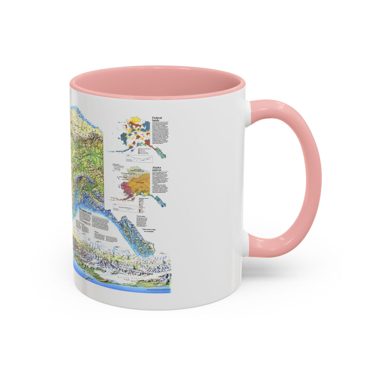 Alaska 2 (1994) (Map) Accent Coffee Mug