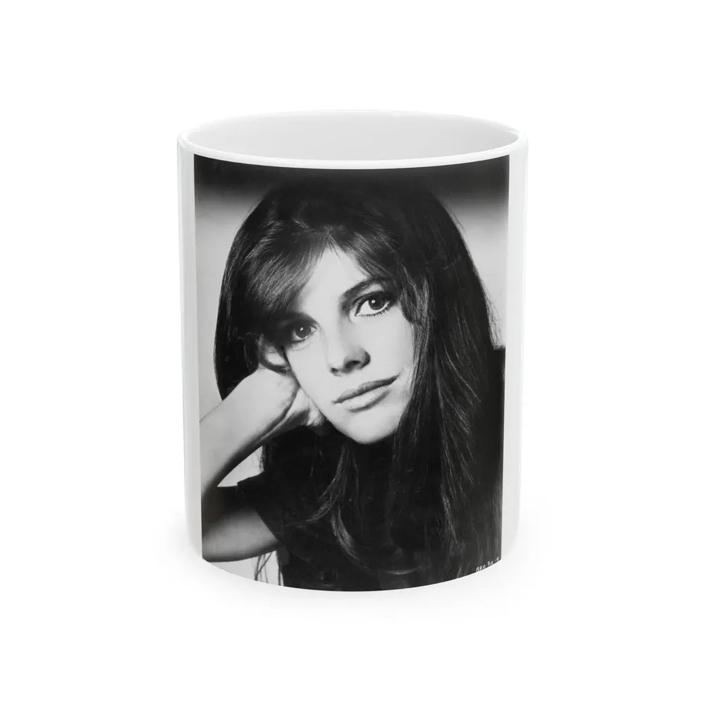 Katharine Ross #01 (Vintage Female Icon) White Coffee Mug-11oz-Go Mug Yourself