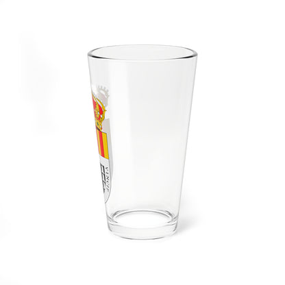 Escudo de Aigües (Spain) (Coat of Arms) Pint Glass 16oz