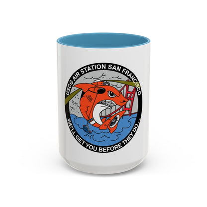 USCG Air Station San Francisco 2 (U.S. Coast Guard) Accent Coffee Mug