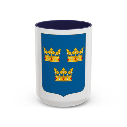 Shield of arms of Sweden - Accent Coffee Mug