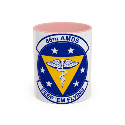 86 Aerospace Medicine Squadron USAFE (U.S. Air Force) Accent Coffee Mug