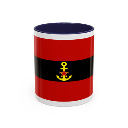Naval Ensign of Albania 1946 to 1954 - Accent Coffee Mug