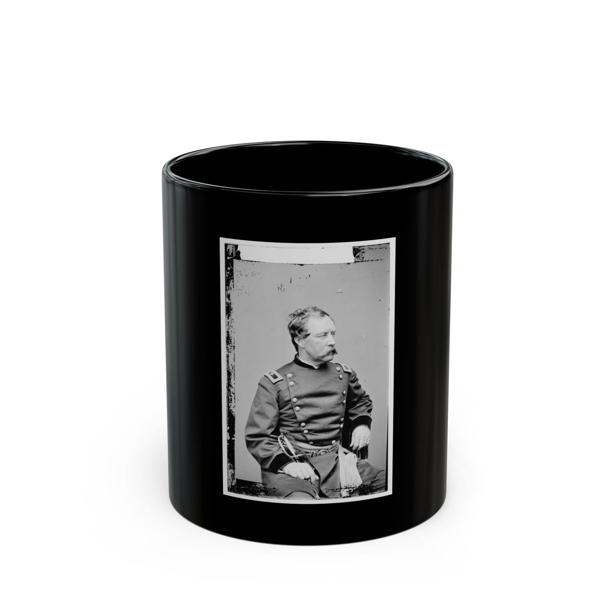 Albion P. Howe 001 (U.S. Civil War) Black Coffee Mug