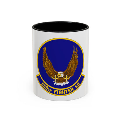 550 Fighter Squadron AETC (U.S. Air Force) Accent Coffee Mug