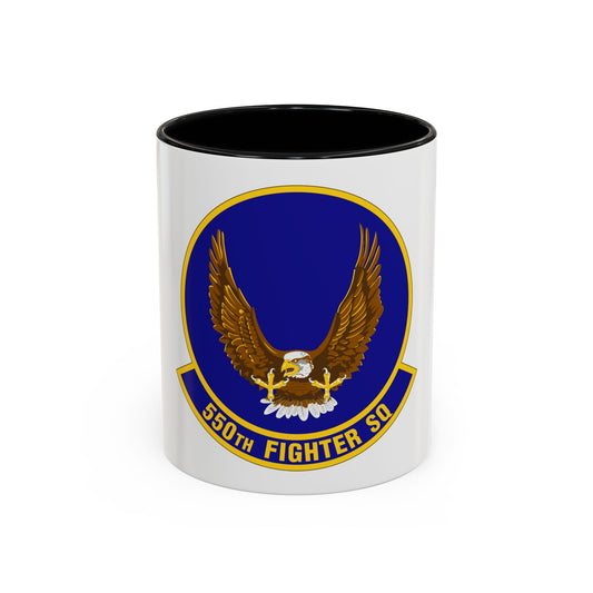 550 Fighter Squadron AETC (U.S. Air Force) Accent Coffee Mug
