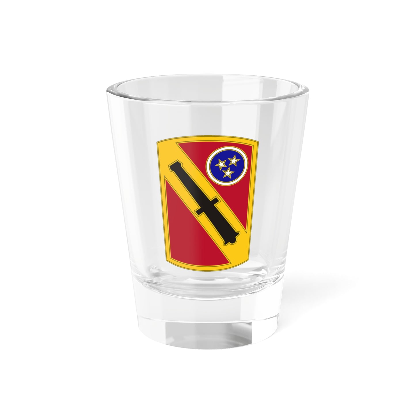 196th Field Artillery Brigade v3 (U.S. Army) Shot Glass 1.5oz