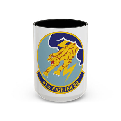 81st Fighter Squadron (U.S. Air Force) Accent Coffee Mug