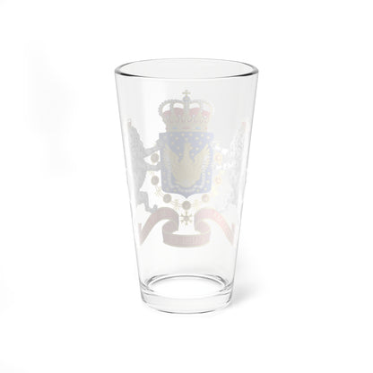 Great Coat of Arms of the Kingdom of Haiti 1811-1820 (Haiti) (Coat of Arms) Pint Glass 16oz