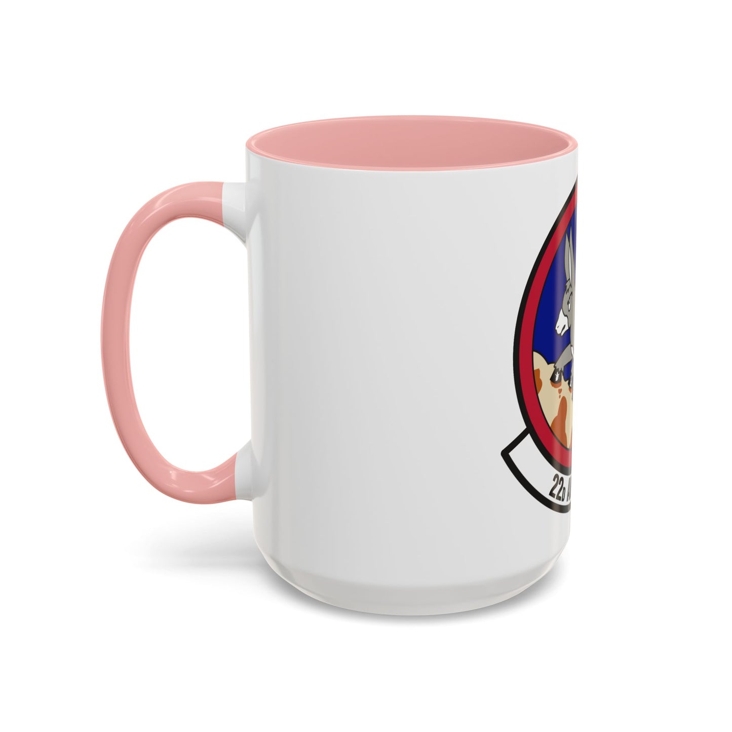 22d Airlift Squadron (U.S. Air Force) Accent Coffee Mug