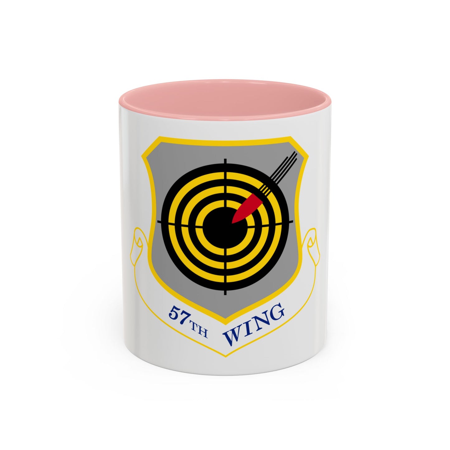 1058px USAF 57th Wing shield (U.S. Air Force) Accent Coffee Mug