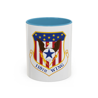 110th Wing emblem (U.S. Air Force) Accent Coffee Mug