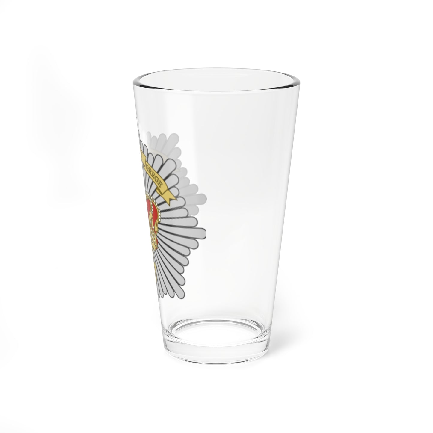 Emblem for the Danish Royal Life Guards (Denmark) (Coat of Arms) Pint Glass 16oz