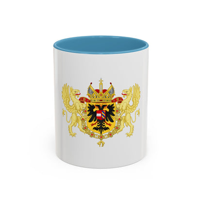 Ornamented Coat of Arms of Maximilian II, Holy Roman Emperor - Accent Coffee Mug