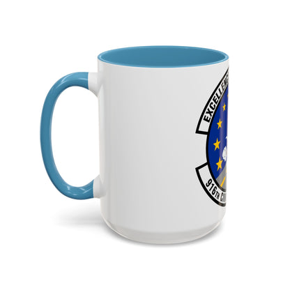 916th Civil Engineer Squadron (U.S. Air Force) Accent Coffee Mug