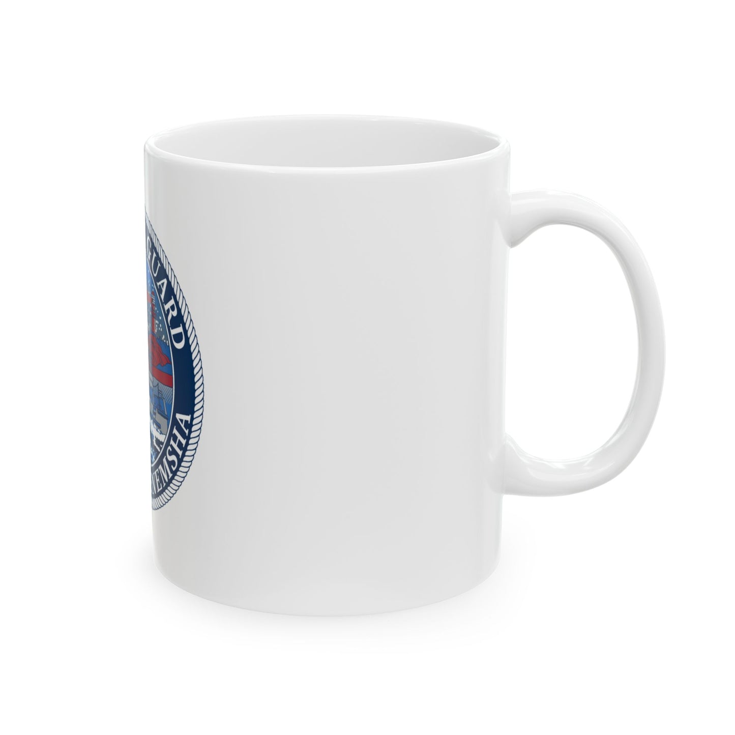 USCG STA MENEMSHA (U.S. Coast Guard) White Coffee Mug