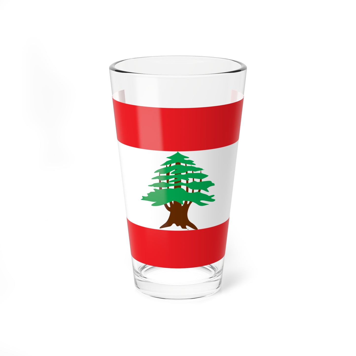 Flag of Lebanon 1943-1995 (Lebanon) Pint Glass 16oz