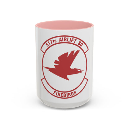 517th Airlift Squadron (U.S. Air Force) Accent Coffee Mug