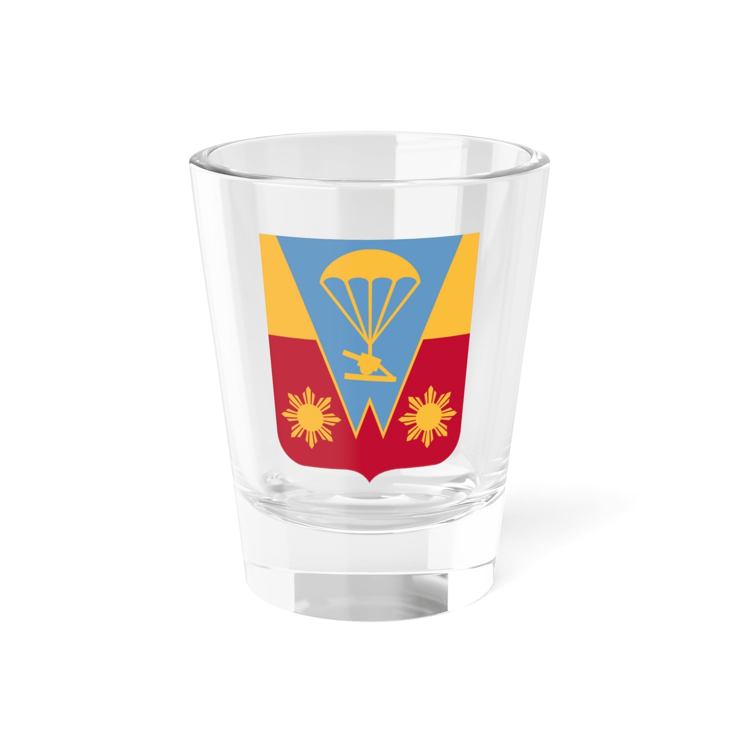 674th Airborne Field Artillery Battalion v2 (U.S. Army) Shot Glass 1.5oz