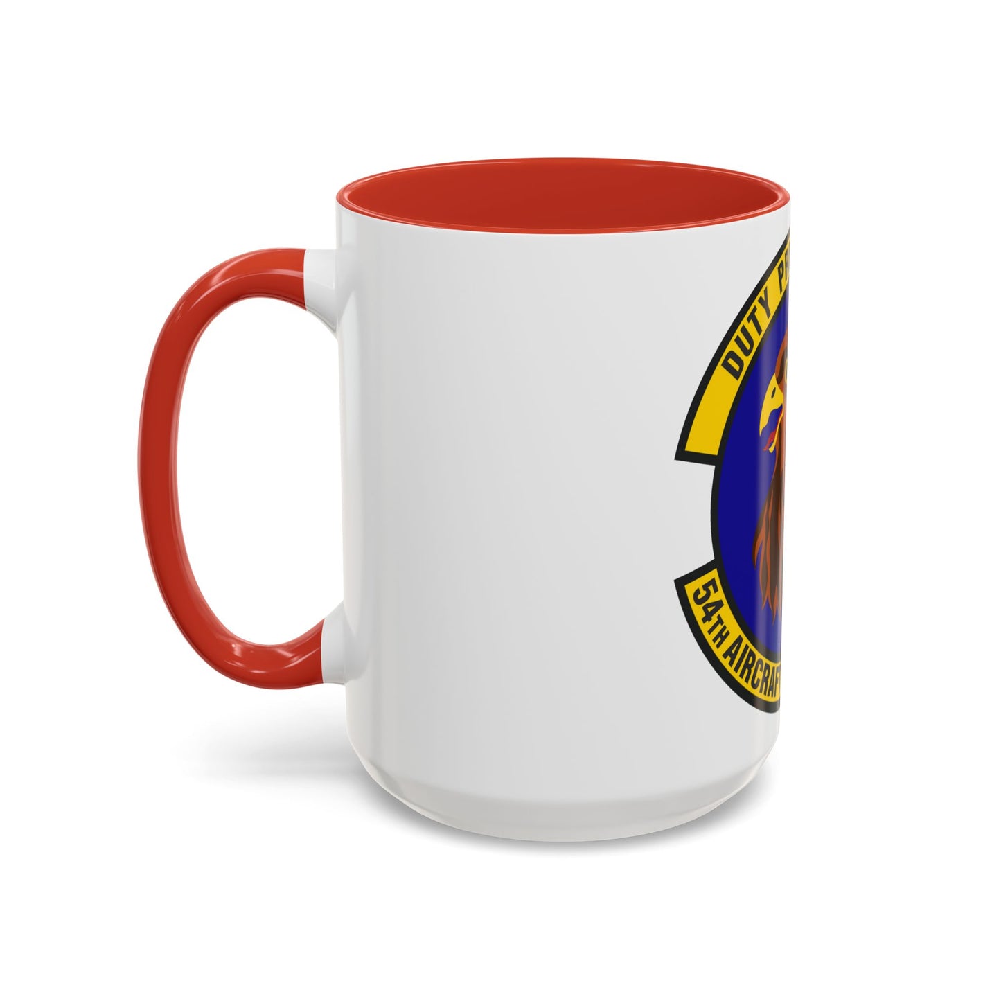 54 Aircraft Maintenance Squadron AETC (U.S. Air Force) Accent Coffee Mug