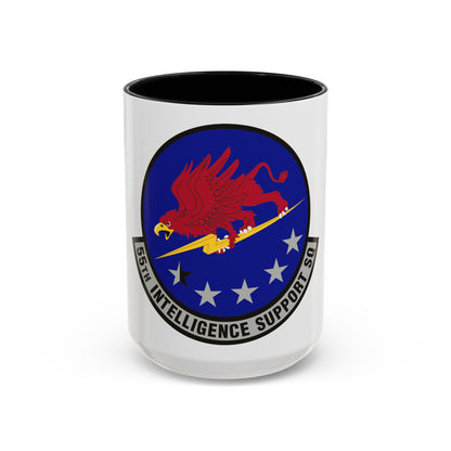 55th Intelligence Support Squadron (U.S. Air Force) Accent Coffee Mug