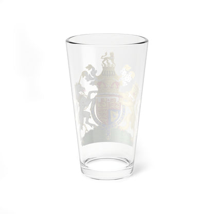 Coat of Arms of William Duke of Cambridge (United Kingdom) (Coat of Arms) Pint Glass 16oz