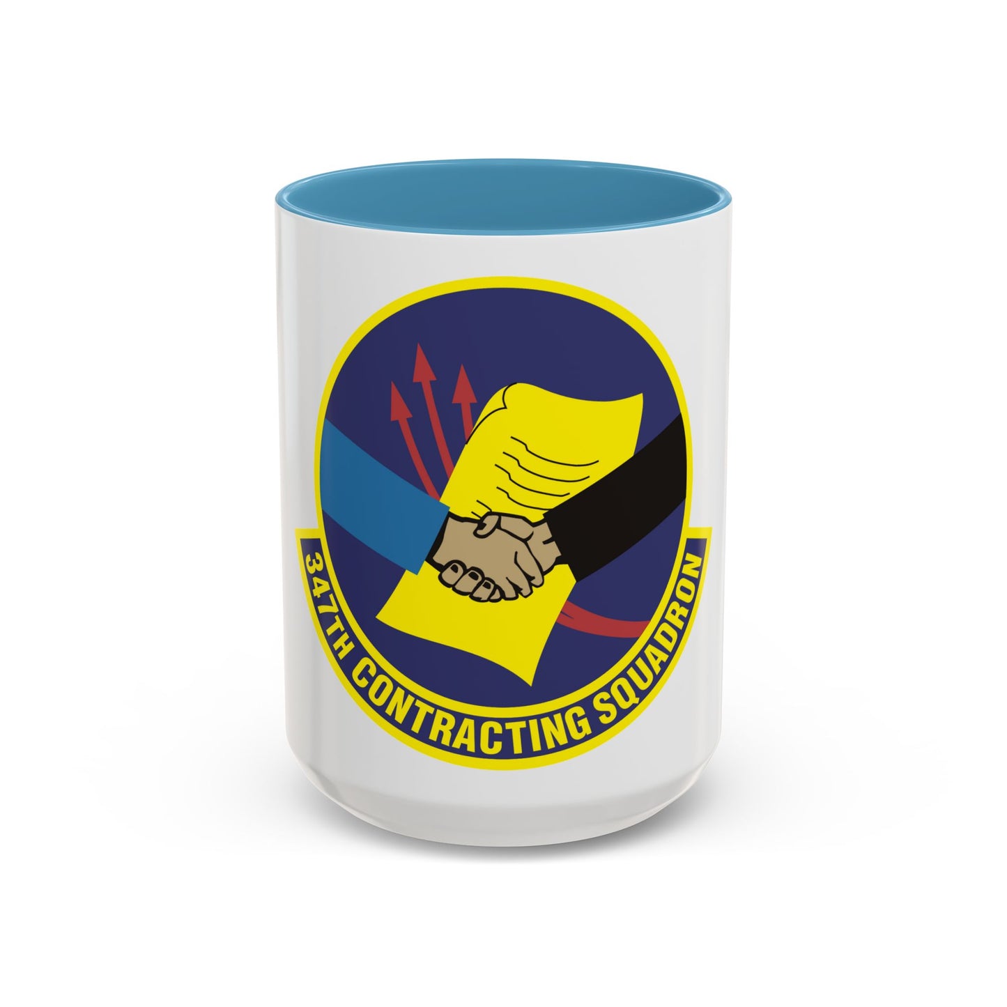 347th Contracting Squadron (U.S. Air Force) Accent Coffee Mug