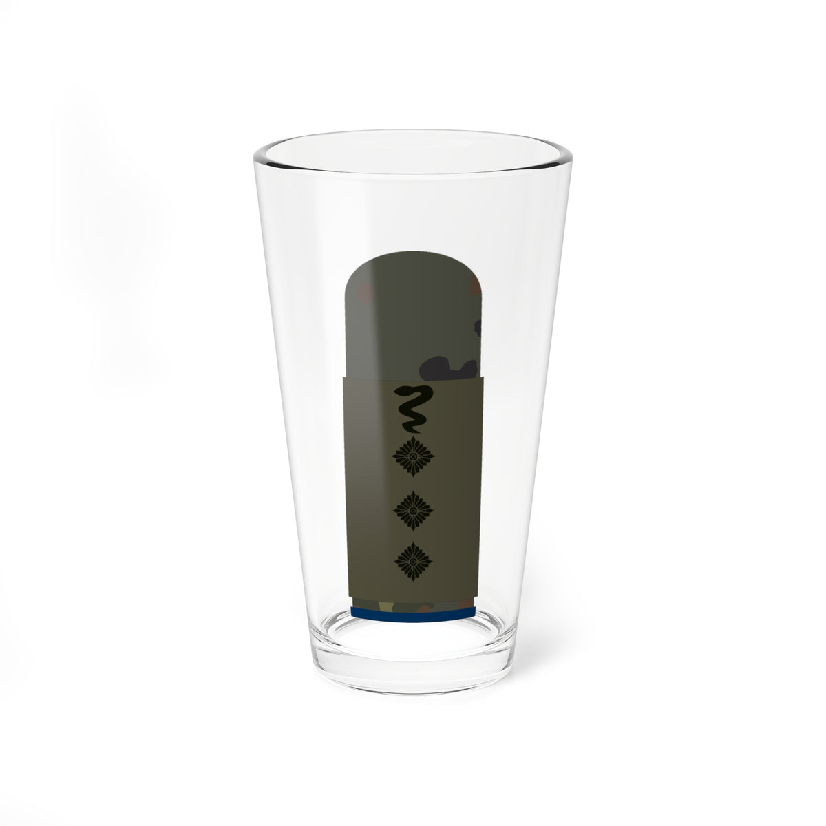 HA OS5 43e Stabsveterinär San TMx L (Military Rank) Pint Glass 16oz