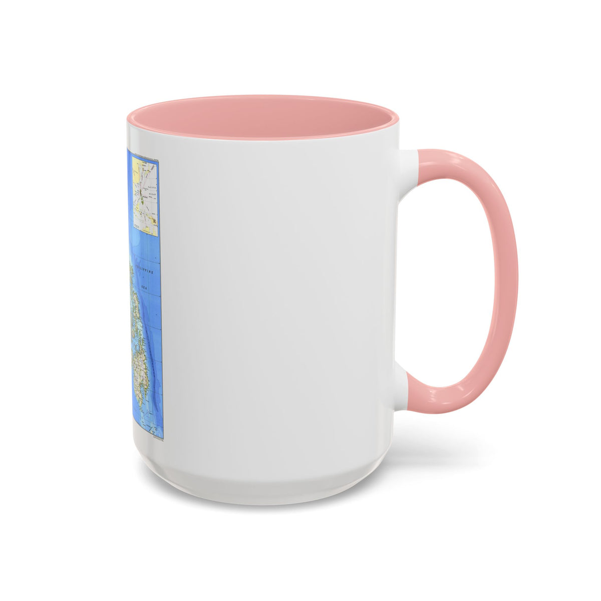 Philippines, The (1986) (Map) Accent Coffee Mug