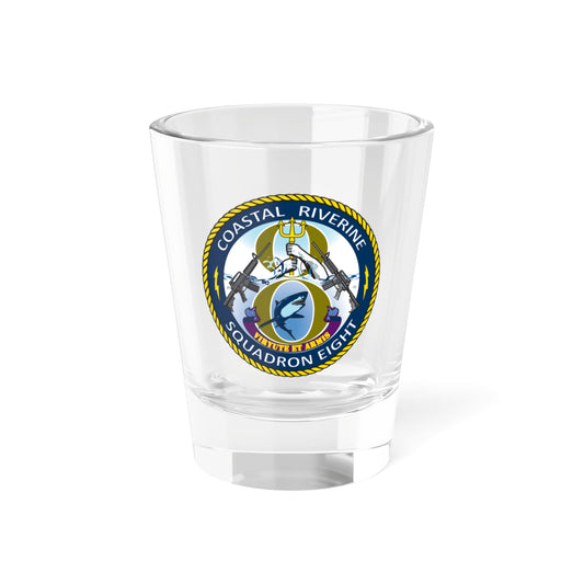 Coastal Riverine Squadron 8 (U.S. Navy) Shot Glass 1.5oz