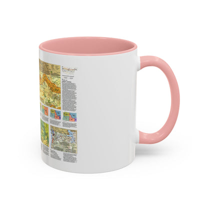 USA - Pacific Northwest 2 (1986) (Map) Accent Coffee Mug