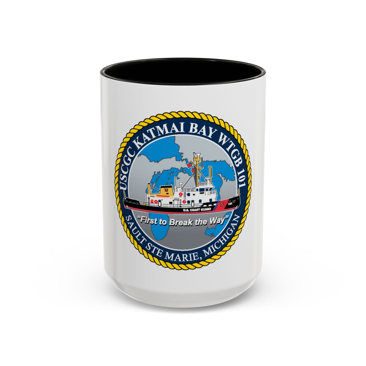 USCG Katmai Bay WTGB 101 (U.S. Coast Guard) Accent Coffee Mug