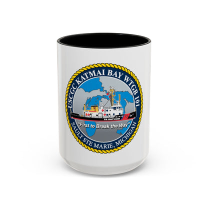 USCG Katmai Bay WTGB 101 (U.S. Coast Guard) Accent Coffee Mug