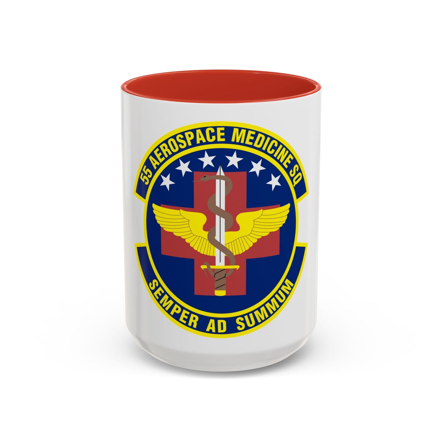 55th Aerospace Medicine Squadron (U.S. Air Force) Accent Coffee Mug