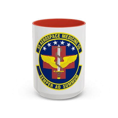 55th Aerospace Medicine Squadron (U.S. Air Force) Accent Coffee Mug
