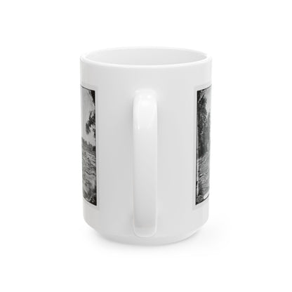 Antietam, Maryland. Antietam Bridge On Sharpsburg And Boonsboro Turnpike(2) (U.S. Civil War) White Coffee Mug