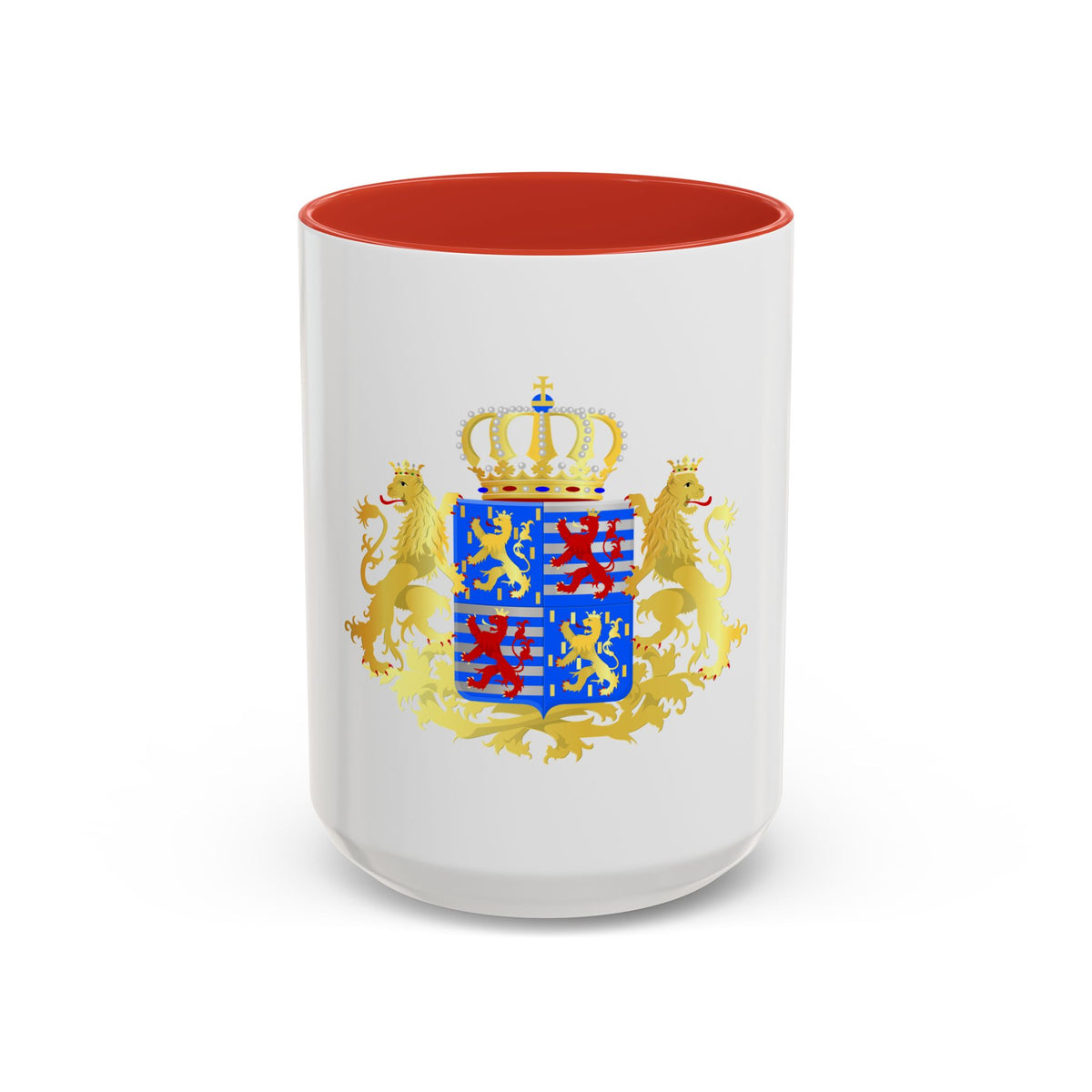Middle coat of arms of the Grand Dukes of Luxembourg prior to 2000 - Accent Coffee Mug