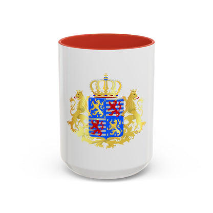 Middle coat of arms of the Grand Dukes of Luxembourg prior to 2000 - Accent Coffee Mug