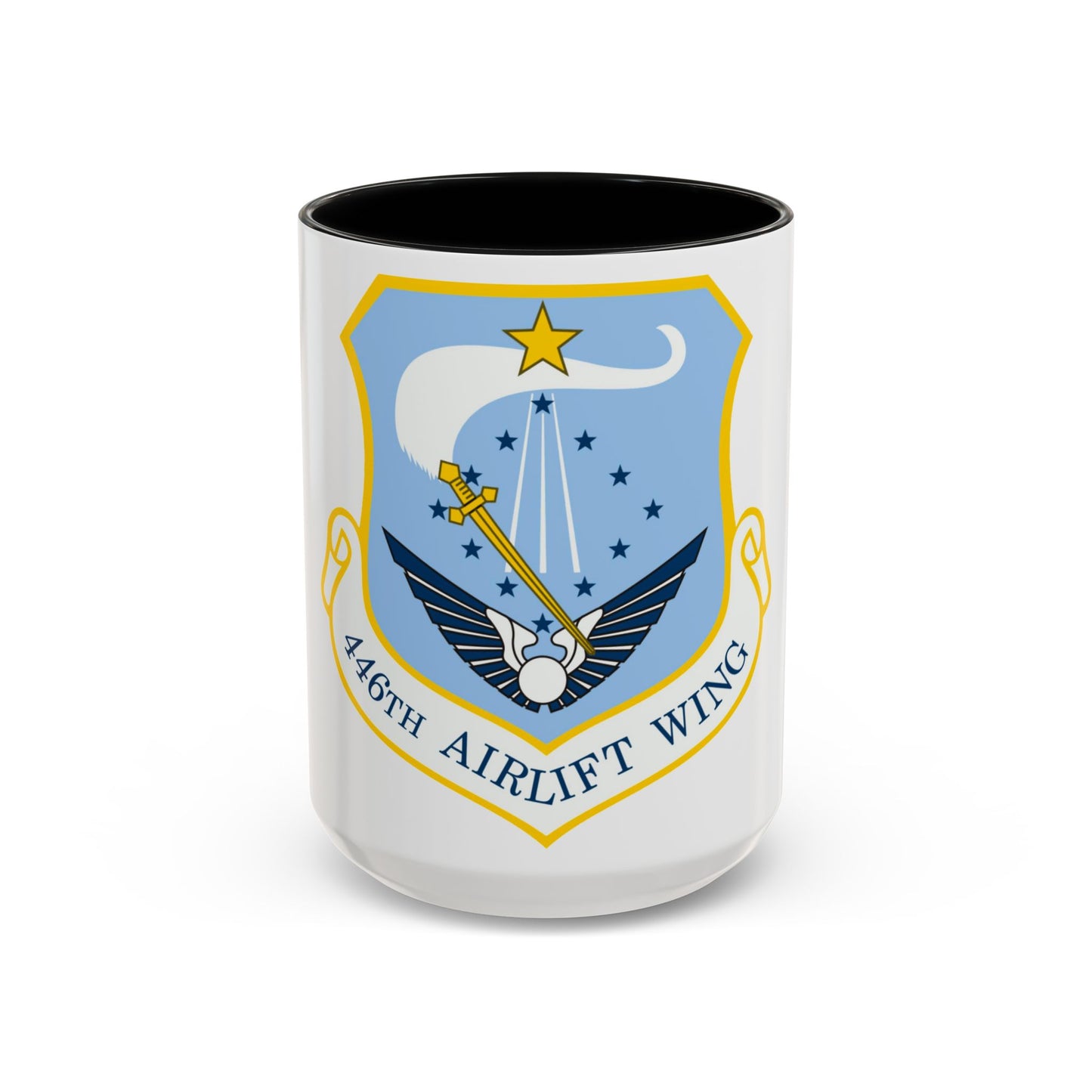 446th Airlift Wing (U.S. Air Force) Accent Coffee Mug