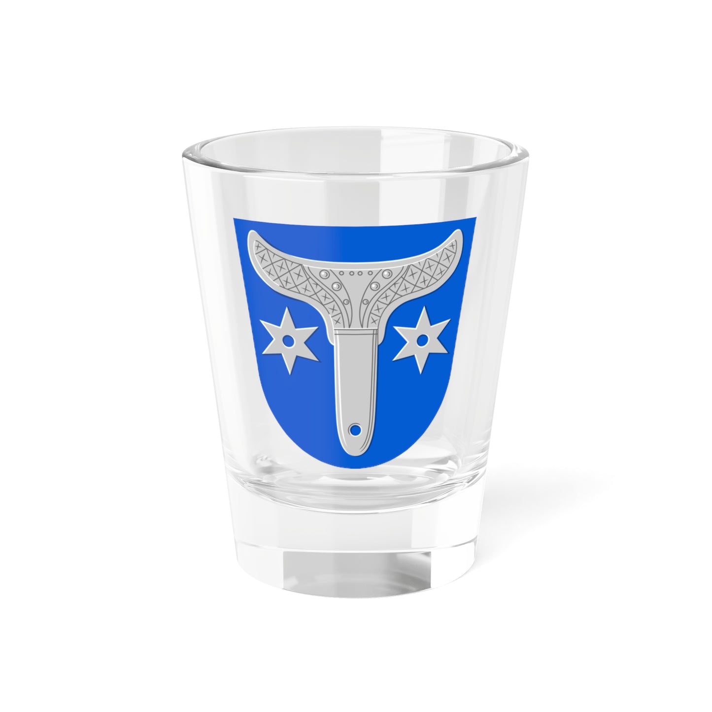 Kannus.vaakuna (Finland) (Coat of Arms) Shot Glass 1.5oz