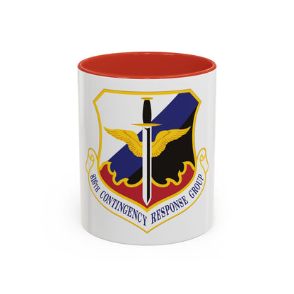 816th Contingency Response Group (U.S. Air Force) Accent Coffee Mug