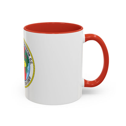 USCG Washington DC Traveling Inspection Staff (U.S. Coast Guard) Accent Coffee Mug