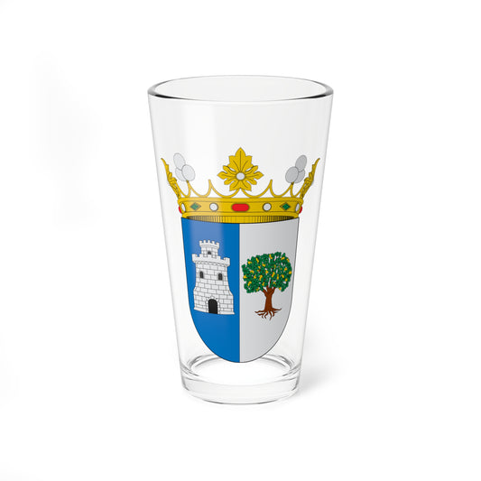 Escudo de Alcalá del Valle (Spain) (Coat of Arms) Pint Glass 16oz