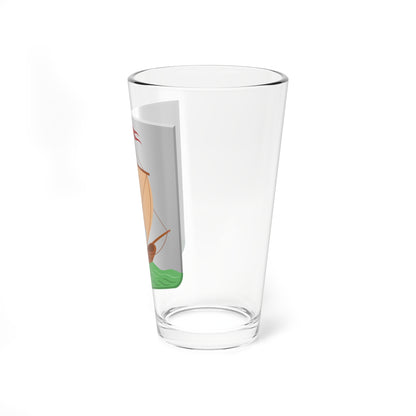 Vlieland wapen (Netherlands) (Coat of Arms) Pint Glass 16oz