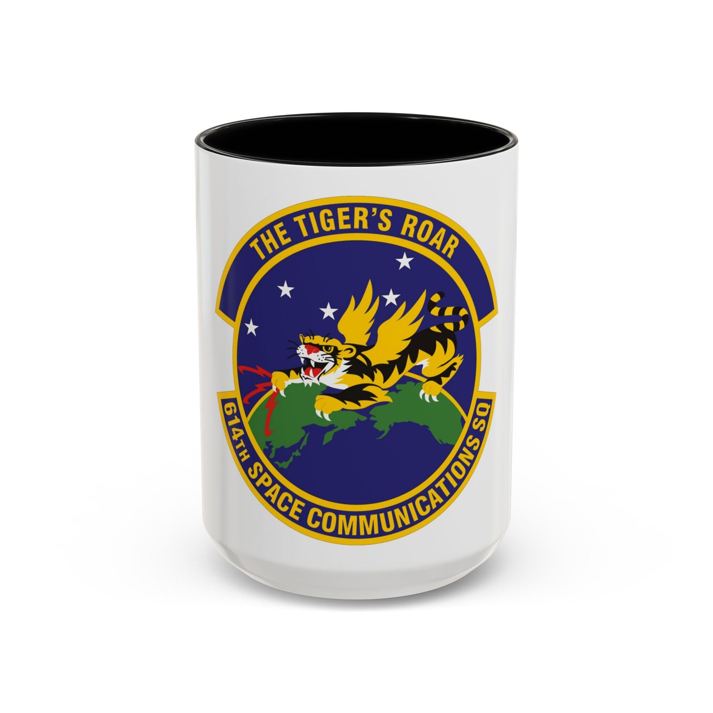 614th Space Communications Squadron (U.S. Air Force) Accent Coffee Mug