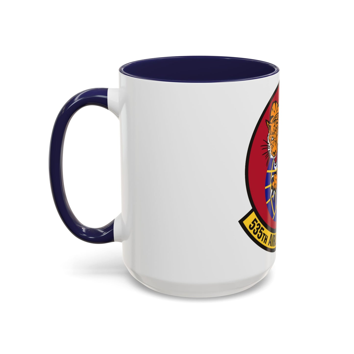 535th Airlift Squadron (U.S. Air Force) Accent Coffee Mug