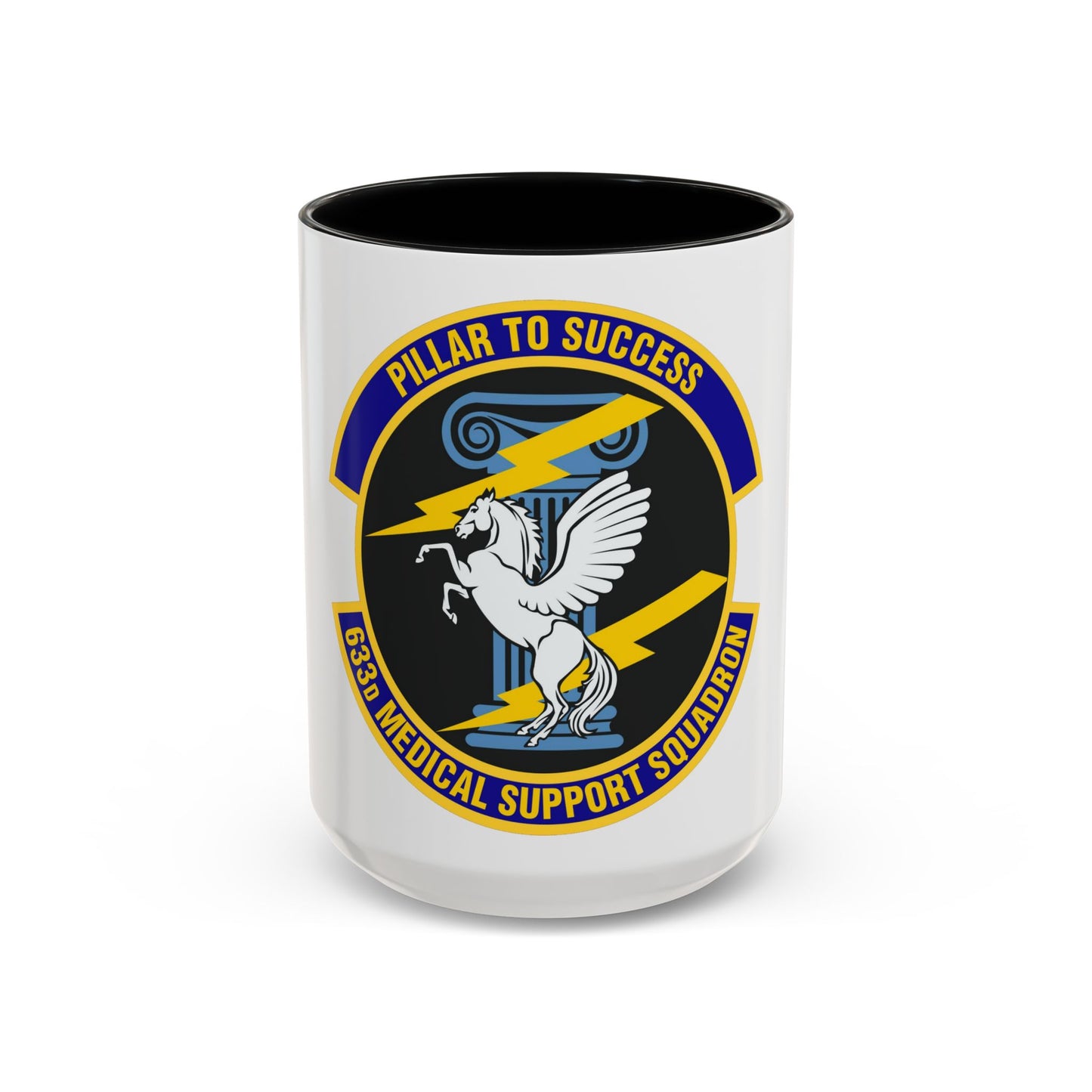 633d Medical Support Squadron (U.S. Air Force) Accent Coffee Mug