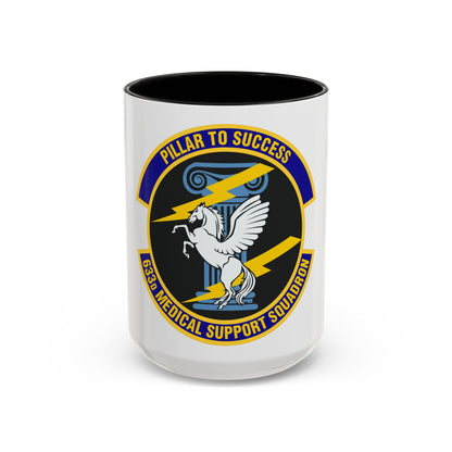 633d Medical Support Squadron (U.S. Air Force) Accent Coffee Mug