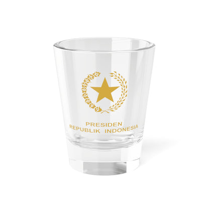 Indonesian Presidential Emblem gold (Indonesia) (Coat of Arms) Shot Glass 1.5oz